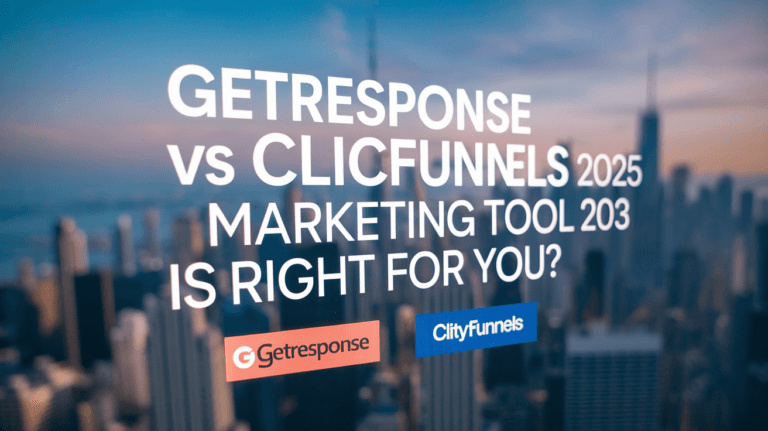 Getresponse Vs Clickfunnels 2025: Which Marketing Tool is Right for You?